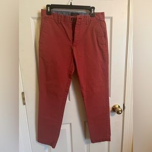Banana Republic Mason Chino Athletic Tapered Pant, Size Men's 31x30 Umbria Brown